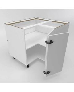 Poly Floor Corner 90 1x1 Door - Hinged Right