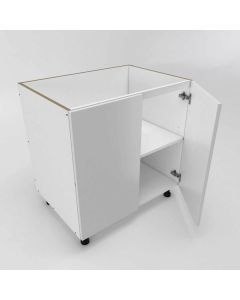Melamine Floor Sink Cabinet 2 Doors